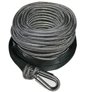 AR Synthetic Winch Line 9mm x 100 Foot 6 to 8k Gray Bulldog Winch