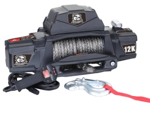 12k Standard Series Winch With Wire Rope Bulldog Winch